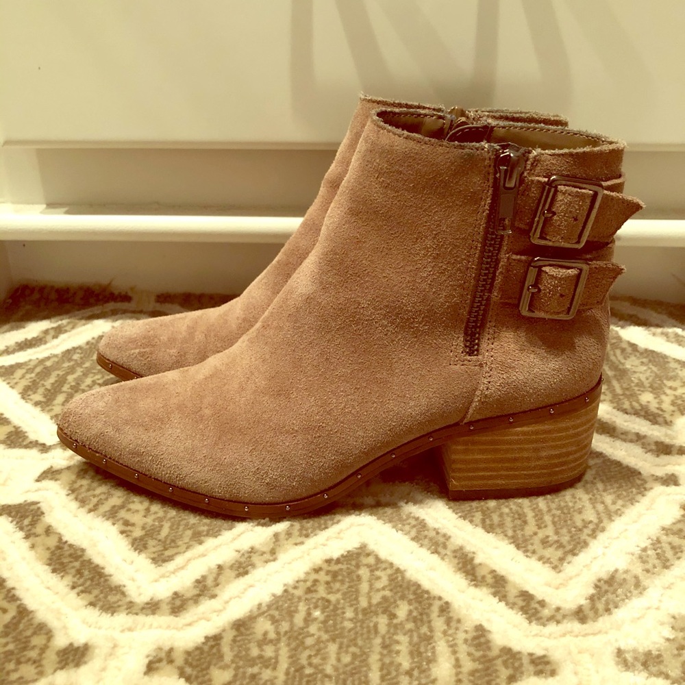 Suede booties